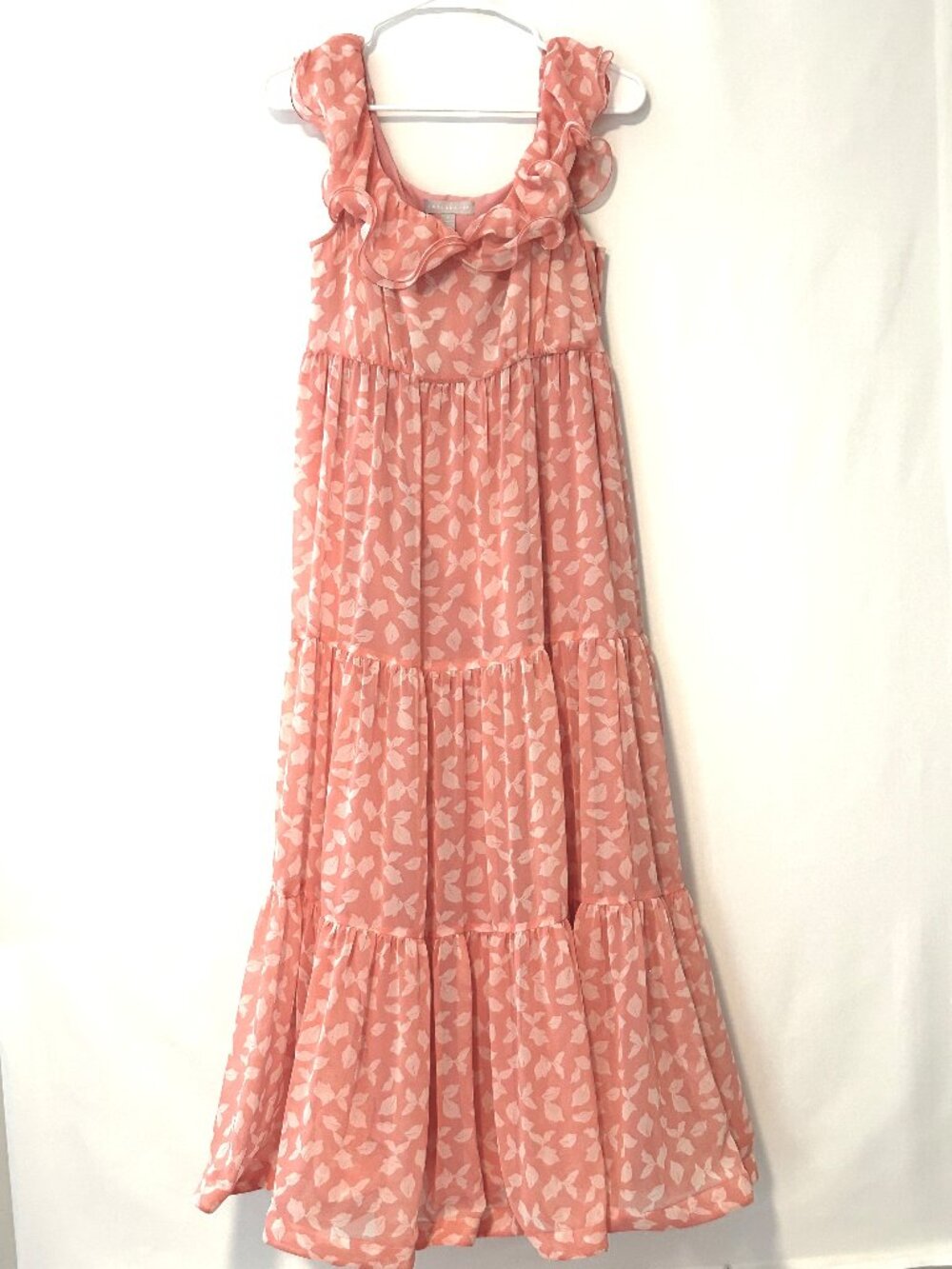 Chelsea 28 pink & white maxi dress, size small - Picture 2 of 5